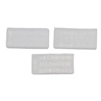 

Hot 3Pcs Small Size Numbers Letters Mold Kit Alphabet Pendant UV Resin Silicone Mold