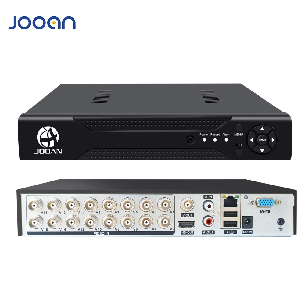 JOOAN 4CH 8CH 16CH CCTV DVR система безопасности 1080N H.264 HD-выход P2P гибридная 5 в 1 Onvif ip-камера TVI CVI AHD видеорегистратор