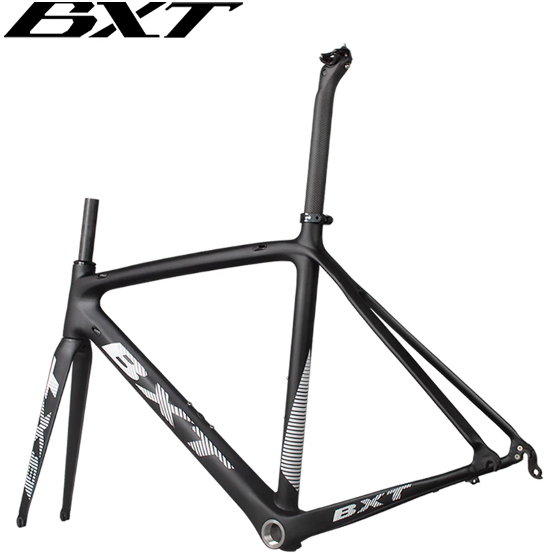 BXT Carbon Road Bike Frame  V Brake Road Cycling Bicycle Frame set Super Light Di2/Mechanical Racing Carbon Road Bicycle Frame