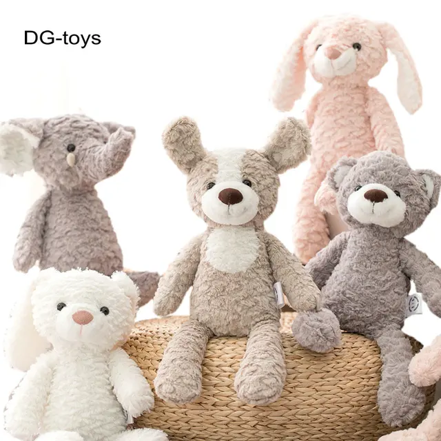 High Quality Soft Long legs Bunny Teddy Bear Dog Elephant Unicorn Stuffed Cartoon Animals Baby Appease toy doll toy for Children 2