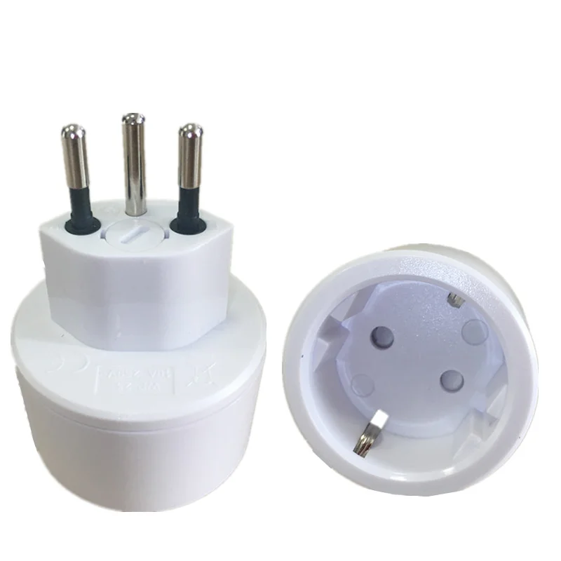 3pinplugTravelAdapterEuropGermanTOSwissplugs10A250VPower
