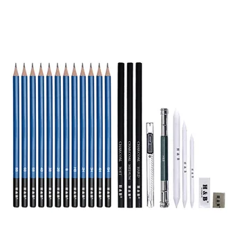 

23 Pencil Sketch Pencil Set Painting Carbon Pen Tool Pen Curtain Art Supplies Full Set Of Student Learning Suits