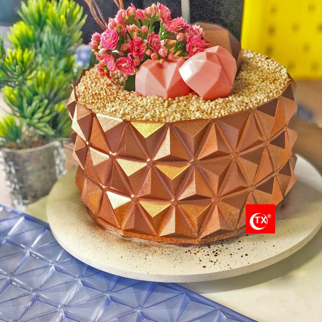 Cake Decor Diamond Love Shape Cake Mold Entremet Mold Muffin Silicon M –  Arife Online Store