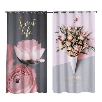 

Living Room Curtains Blackout Cute Cartoon Curtains For Kids Ready Made Cortina Light Window Drapes Shading Home Accessories