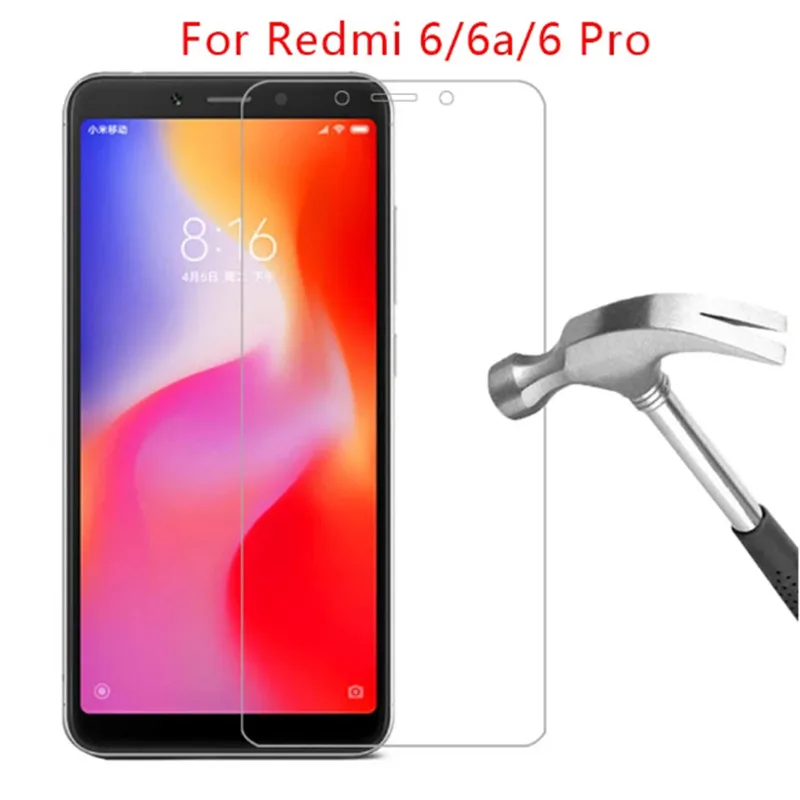 3Pcs Tempered Glass for xiomi redmi 6a 6 a 6Pro Ksiomi redme Safety Screen Protectors on xiaomi Redmi6a armor Film | Мобильные