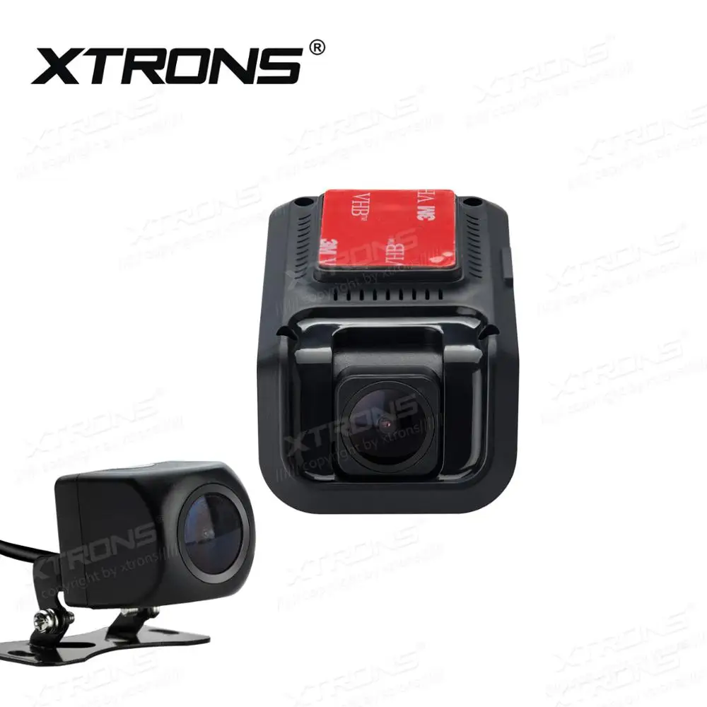 XTRONS DVR027S 1280*720 HD Автомобильная Передняя и задняя DVR система видеозаписи без