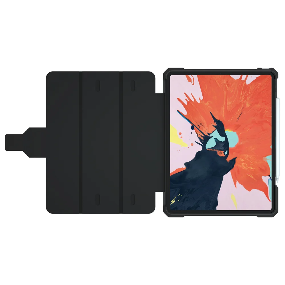 Умный чехол для iPad Pro 12,9 дюйма кожа+ ТПУ задняя крышка с карандашом держатель плечевой ремень ударопрочный защитный корпус KTZ