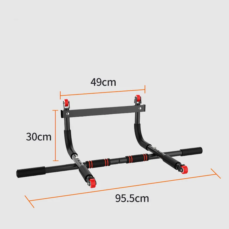 Adjustable Indoor Fitness Door Horizontal Bar Home Pull Up Workout Handles Gym Frame Multi-functional Doorway Chin-Up Equipment