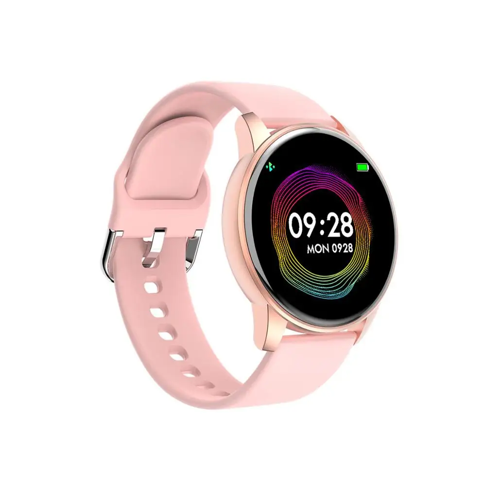Pink Geekbes G5 Bluetooth Смарт-часы 1,3 дюймов для мужчин и женщин спортивные часы монитор сердечного ритма PK Q8 Q9 IWO 8 9 Smartwatch фитнес-трекер - Цвет: Pink