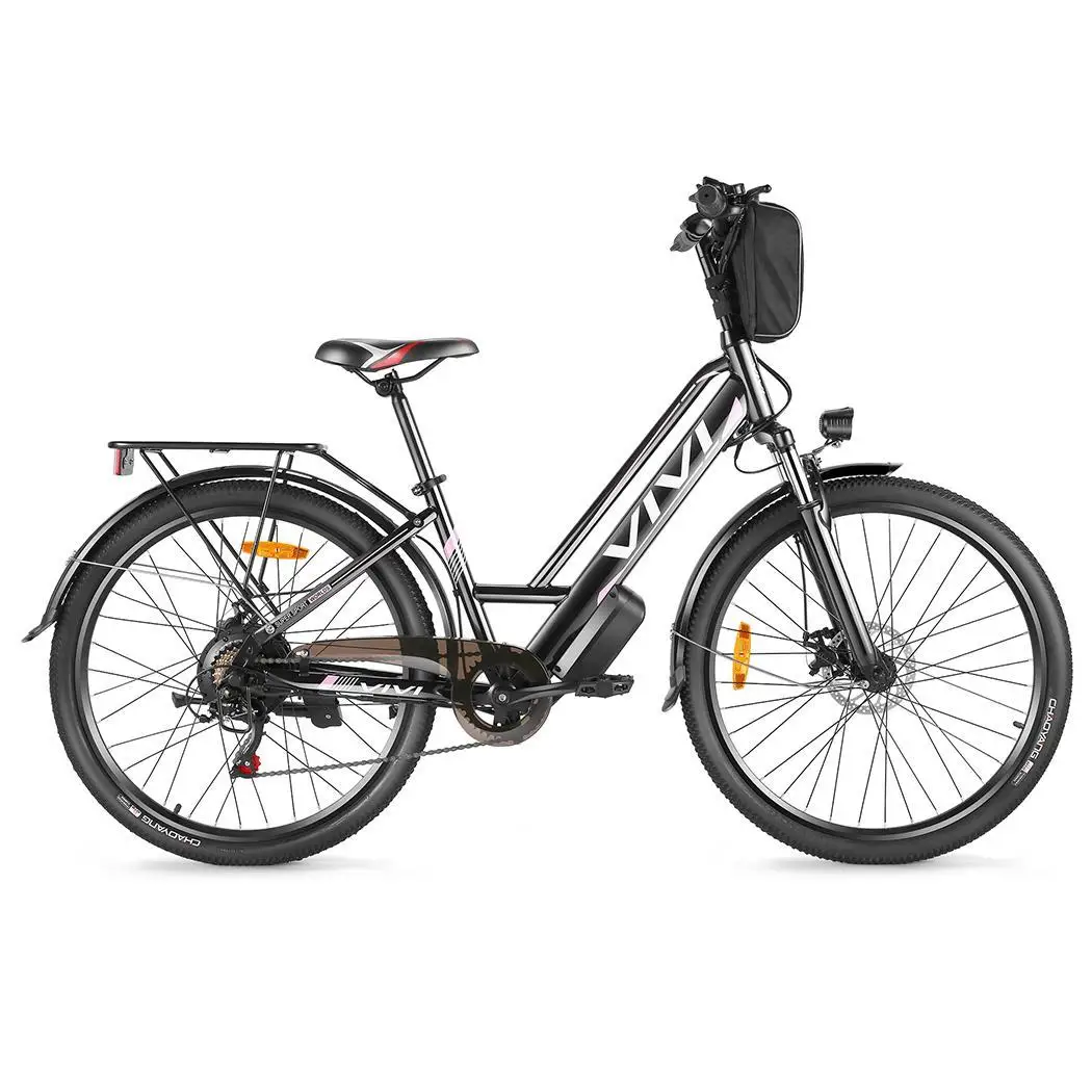 26inch 350W Electric Mountain Bike E-bike Bicycle Adults Ebike 7 Speed Gears Removable 8Ah Battery 2