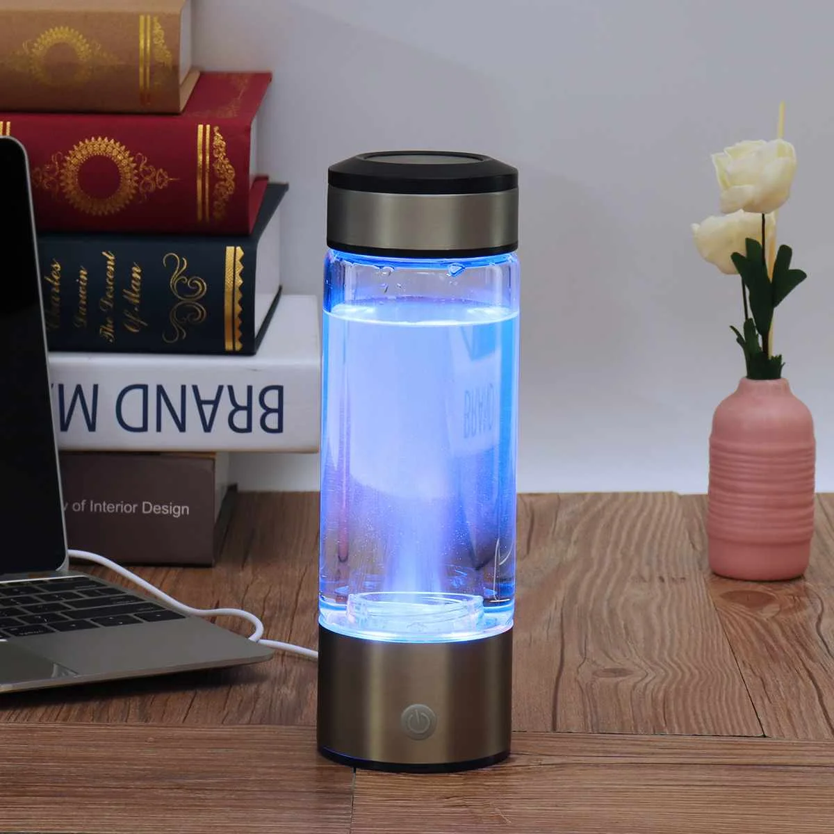 Preise Tragbare Wasserstoff Reiche Wasser Flasche Alkalische lonizer Wasserstoff Wasser Generator Maker Wiederaufladbare Wasser Ionisator Filter Anti Aging