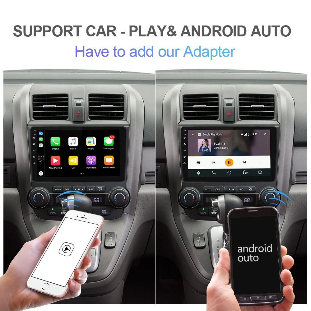 Isudar H53 4G Android автомобильный мультимедийный 1 Din Авто Радио для Honda/CRV/CR-V 2006-2011 gps 8 ядерный ram 4 Гб rom 64 Гб 1080P камера DVR