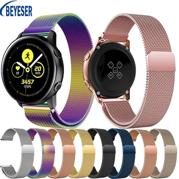 

Wristband For Samsung Watch galaxy bracelet galaxy active 40mm/44mm Watch Band Milanese Loop for Samsung Galaxy Watch 42mm Strap