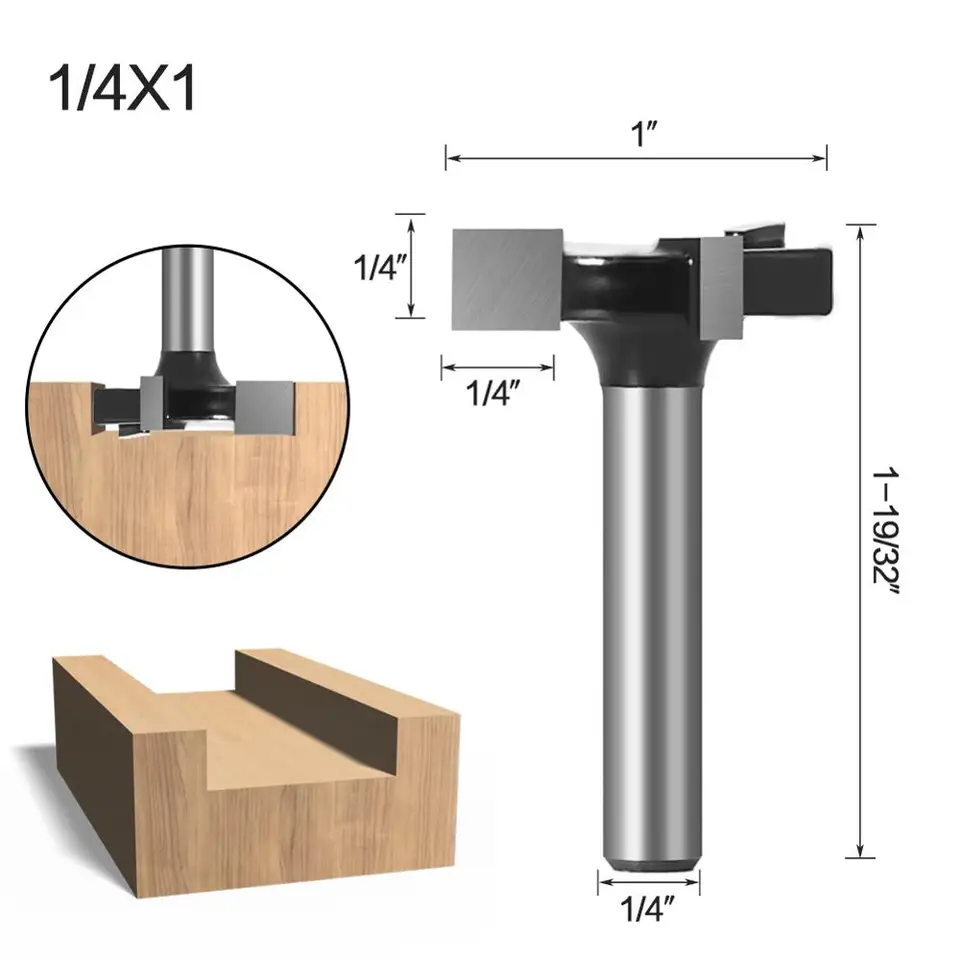 Punta per Fresatrice per Superficie Spoilboard CNC, Punta per Fresatrice Stile Inserto con Codolo 1/2 Pollice, Punte per Fresatura per Appiattimento Lastra con Inserto in