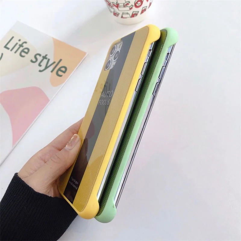 Новые чехлы LISCN из стекловолокна для iPhone X XR XsMax 7 8 6 6s Plus чехол iphone 11 11Pro Max