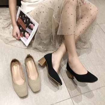 

African Woman Shoe Gold Lace Up Heels Basketball Platform Shallow Mouth Square Toe 2020 Comfortable High-heeled Shoes Branded