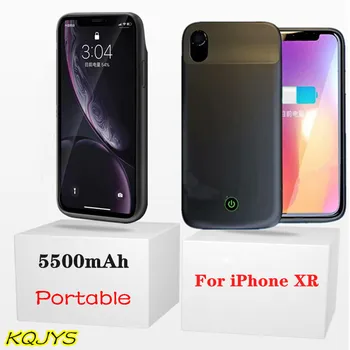 

KQJYS 5500mAh Portable Battery Case For iPhone XR Power Bank Charger Case Backup Battery Charging Back Cover For iPhone XR Case