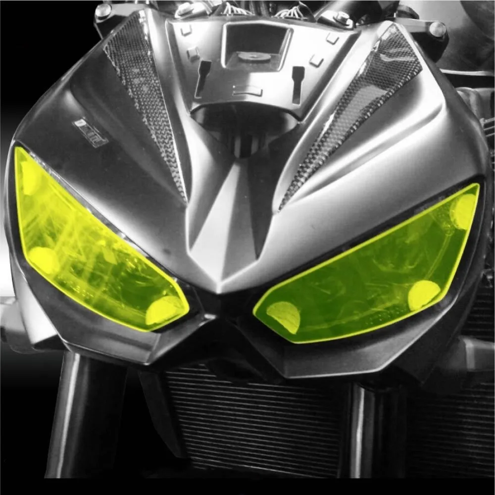 Новая крышка для фары мотоцикла Защитная передняя фара крышка экрана для kawasaki Z1000- Z1000R передняя крышка лампы