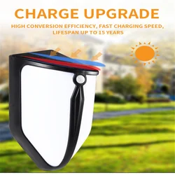 Applique murale Led imperméable avec détecteur de mouvement PIR, double mode, éclairage d'extérieur, luminaire décoratif de paysage, flamme européenne, idéal pour un jardin 