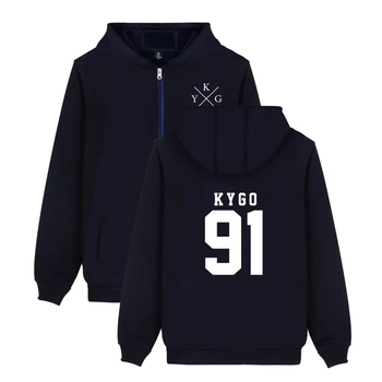 

DJ Kygo Logo Custom Hip Hop Sweatshirts Autumn Zipper Hoodies Women Jacket Coat Print Casual Men/women Hooded High Quality Full