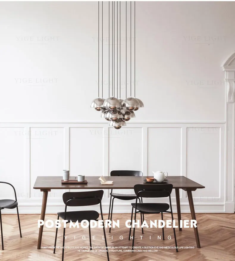 Modern Pendant Lights For Dining Room Home Living Black Hanging Lamp Fixture Restaurant Cafe Decor Suspension Lighting Luminaire