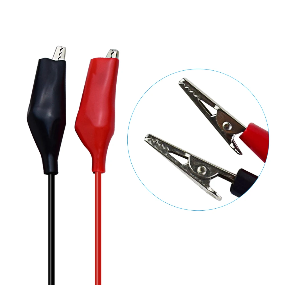 85CM Test lead Wire Line electrical Voltage Banana Plug and Alligator Clip Crocodile 5A multimeter DIY Test Wanptek