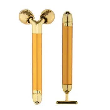

2 in 1 Multi-functional Face Massager 3D Roller Electric Depuffer Energy Beauty Bar Skin Care