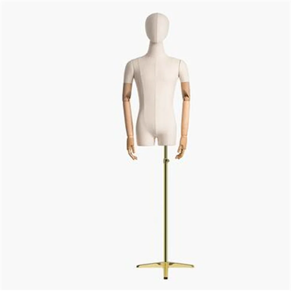 4 Styles Wooden Arm Sewing Women Cotton Head Mannequins Stainless Steel Base  Adjustable Mannequin Stand Wedding Display Rack - AliExpress