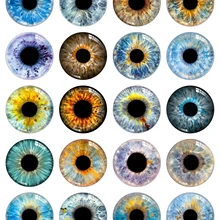 Защелкивающаяся пуговица для глаз ручной работы 10 мм 12 мм 14 мм 16 мм 18 мм 20 мм 25 мм 30 мм круглый дракон фото стеклянный кабошон, Ювелирная фурнитура