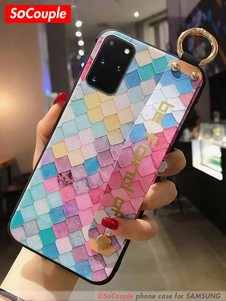 Чехол SoCouple для Samsung Galaxy S21 S10 S9 S20 FE plus Ultra A50 a70 a30 a20 a52 72 12 32 A71 A51 чехол-держатель