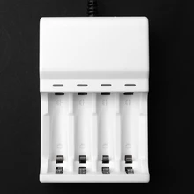 Интеллектуальное 4 слота 1,2 V USB зарядное устройство для перезаряжаемой NiMH NiCd AA AAA батареи