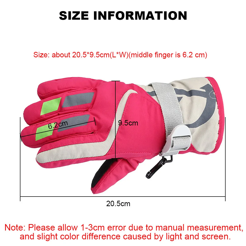 Новые зимние Нескользящие лыжные перчатки водонепроницаемые теплые унисекс хоккейные перчатки для спорта на открытом воздухе горные лыжи сноуборд перчатки для детей