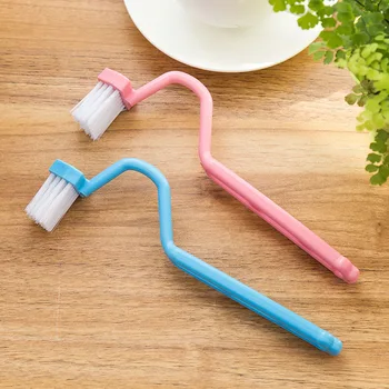 

2020 1Pc V Shape Toilet Cleaning Brush Home Cleaning Tools Suspension Hand-held Cleaning Brush Bathroom Accessories
