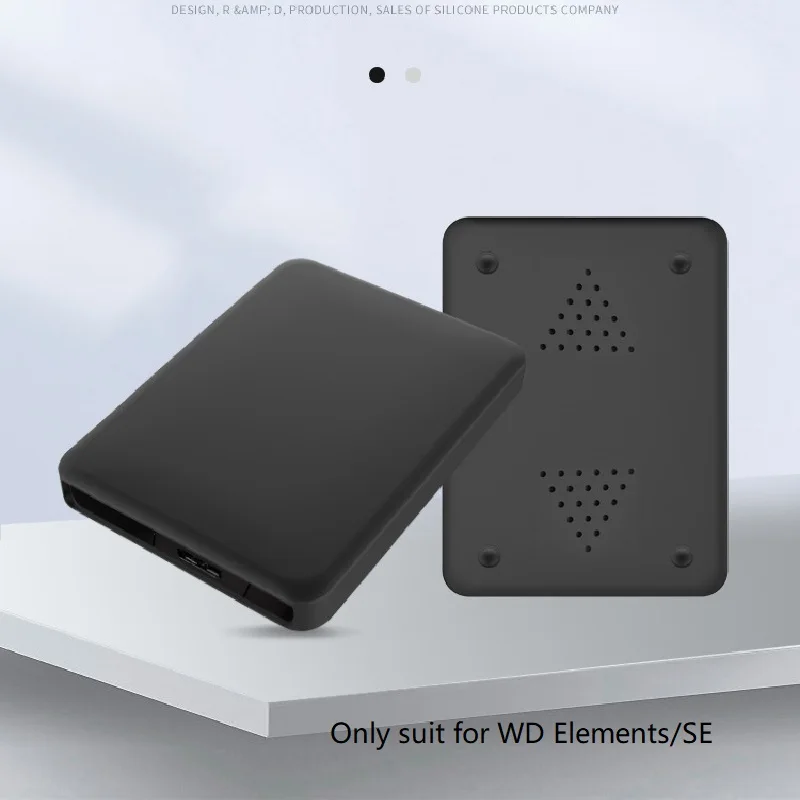 휴대용 하드 드라이브 소프트 실리콘 커버는 WD Elements SE용 슬리브 스킨 1-2TB 케이스를 보호합니다.