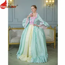 Costumebuy викторианская Мария Антуанетта рококо колония грузинский бальное платье Антуанетта барокко Маскарад свадебное платье на заказ