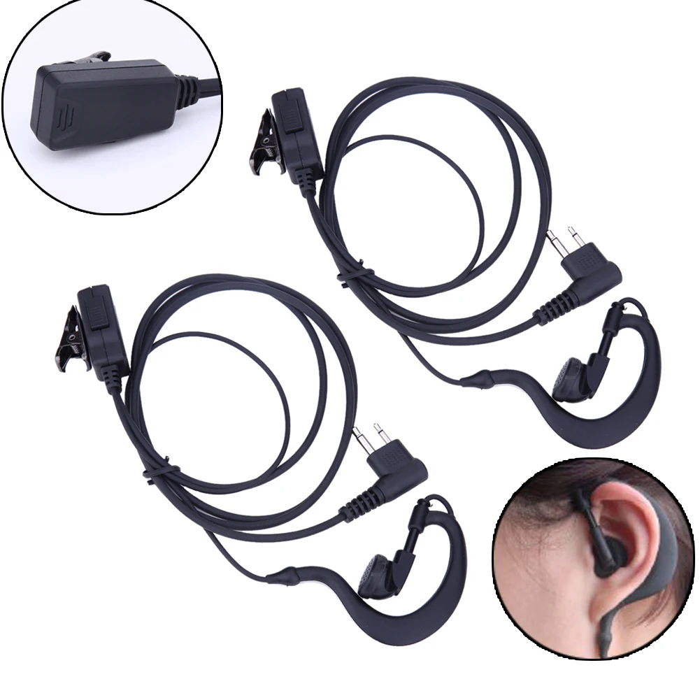 2 шт. 2-контактный микрофон PTT наушник гарнитура для Motorola CB радио CP88 CP040 CP100 XTN XV AX