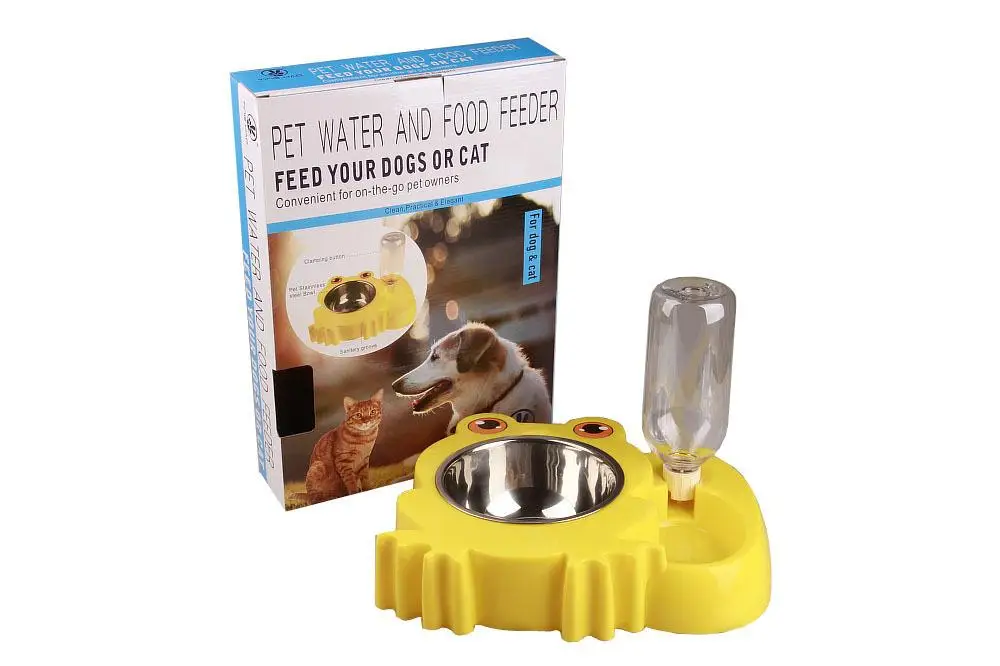 Squirrel frog cartoon dog drinking bowl (17)