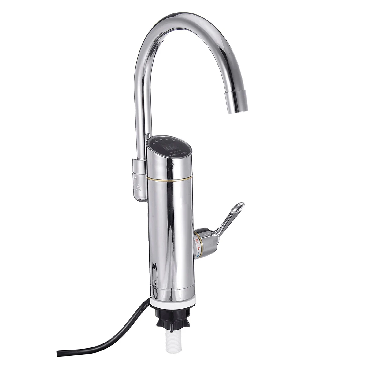 

Hot Electric-Tap 360 Degrees Bathroom Kitchen Faucet Tankless Instant Hot Water Tap Temperature Display 3000W Faucet Water-Heat