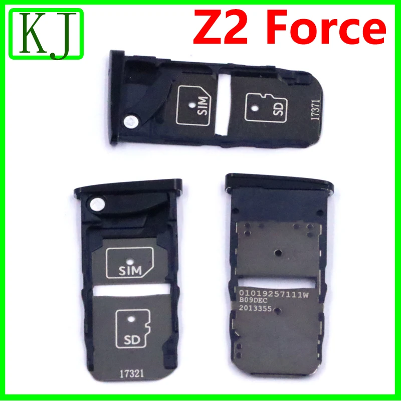 Сзади Z2 сила sim-карты лоток Слот держатель для Motorola Moto Z2Force SD sim-карты слот адаптер