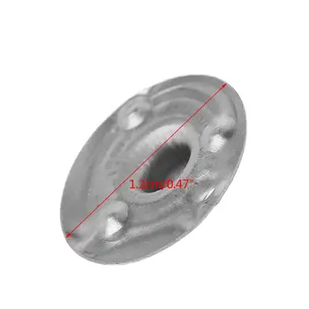 

100/200Pcs Candle Wick Metal Sustainer Wick Tabs Silver For Candle Making Gift