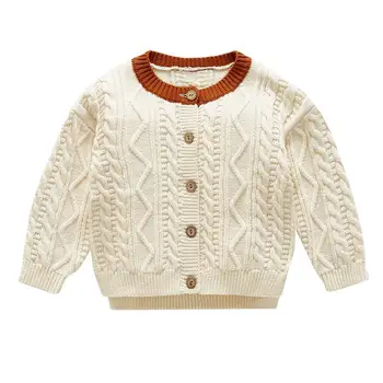

Baby Kids Girls Boys Child Autumn Winter Warm In Hand Down Sweater Jacket Knit Tops Cardigan Fashion Outwear Clothes