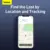 Baseus Intelligent Rechargeable Anti-lost Tracker Wallet KeyFinder Smart Tag Bluetooth Traker Keychain Pet Dog Child Key Finder