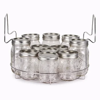 

304 Stainless Steel Flat Canning Rack Canner Rack Storage Shelf for Kitchen Durable HYD88