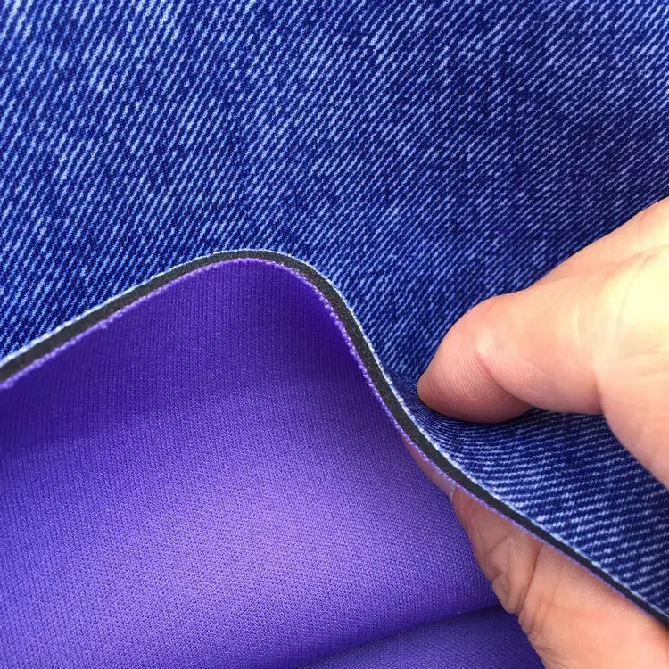 2.5mm Thickness Multicolor Nylon Fabric Coated Sbr Rubber Scuba Neoprene  Fabrics Material