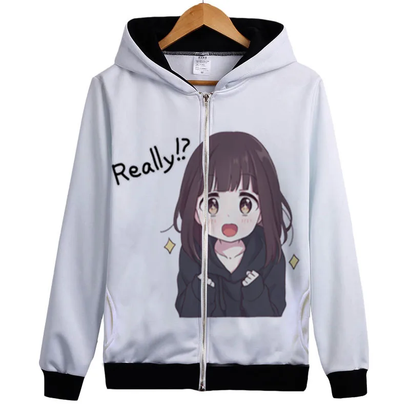 6 Menhera chan Hoody Japan Anime Menhera chan hoody coat Cute Expression Menhera-chan Lovely Funny Custom Cosplay hoody jacket - Цвет: 6