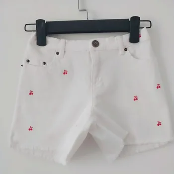 

In Stock Bobomoon BP 2020 Summer Girls Cotton Denim Shorts Children Embroidered Shorts Kids Short In Stock