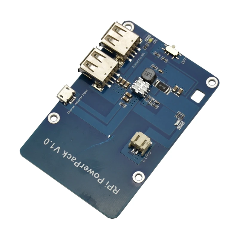 Raspberry Pi 3 литиевая батарея блок питания плата расширения двойной USB мобильный источник питания зарядный Модуль 5 в 1A для Raspberry Pi