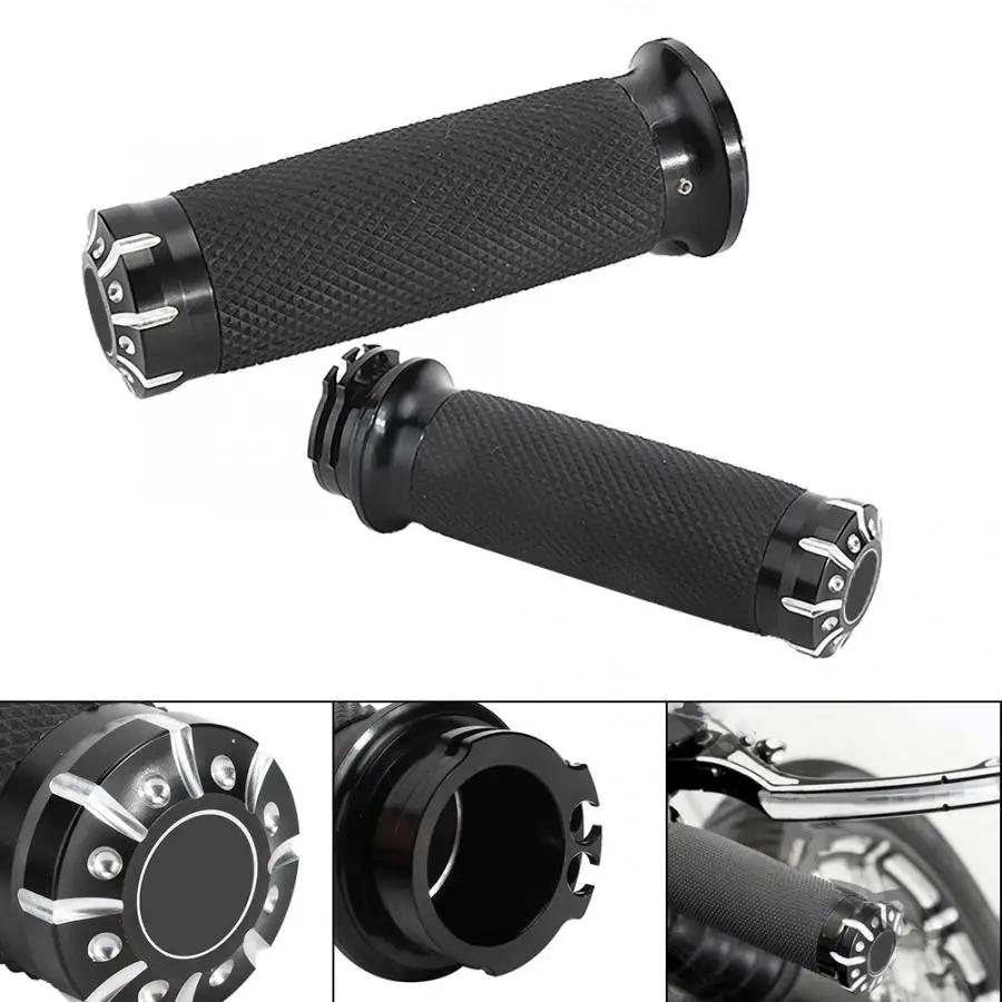 2pcs Motorcycle Stainless Steel Handle Bar Grips Fit for VRSC XL XR 1996- manillar guidon moto