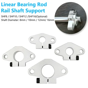 

Aluminum Linear Bearing Guide Rod Rail Shaft Support CNC Router for 3D Printer SHF8 SHF10 SHF12 SHF16