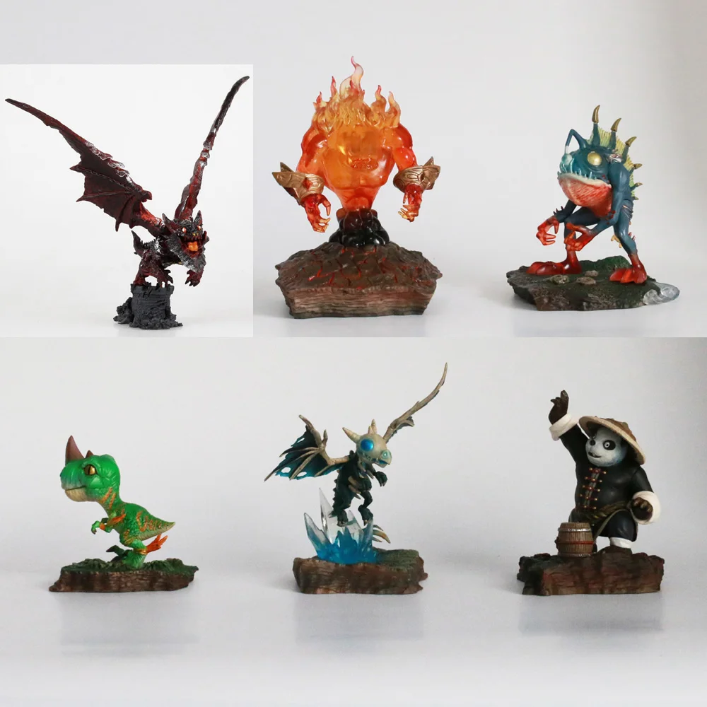 Hot Game Wow Dragon Neltharion Wrath Of Lich King Pet Panda Fire Swift Spettrale Murloc Figure Model Toys Statua Originale Collect